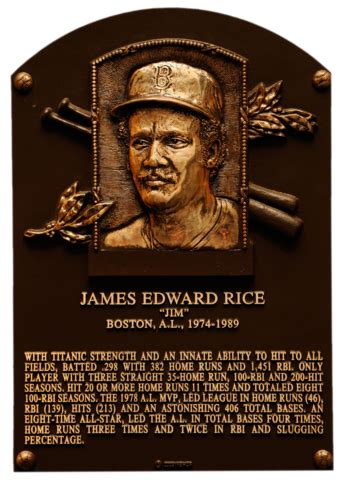 Rice, Jim | Baseball Hall of Fame