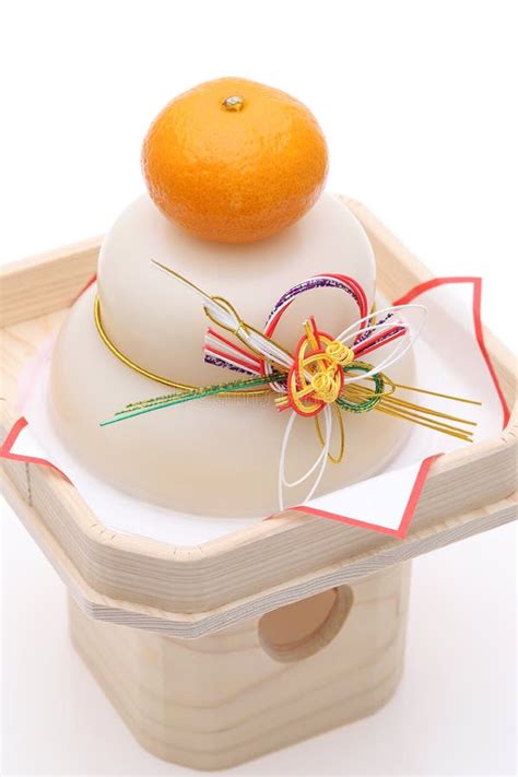 Japanese New Year Decoration Mochi Stock Image - Image of celebrate, event: 165107763