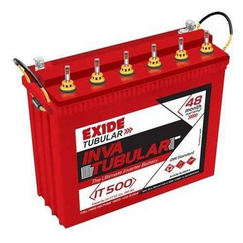 Exide Tubular Inverter Battery, 12 V, Capacity: 100Ah - 220Ah at Rs 17000 in Chennai