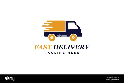 Fast Delivery Service Logo Vector Design Template. Courier Logo Icon Design. Delivery Express ...