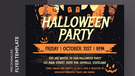 Halloween Party Invitation Free Google Docs Template - mercerloads.com ...