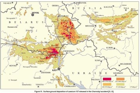 Chernobyl MAP: Countries that were affected by Chernobyl - radiation map revealed | Science ...