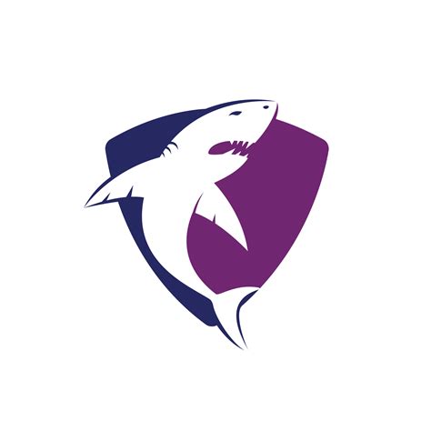 Shark vector logo design. Creative shark icon vector design template ...