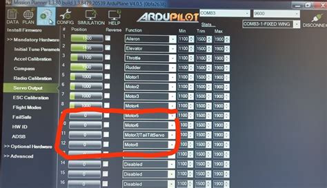 Octaquad VTOL configuration using Arduplane in cube orange - VTOL Plane ...