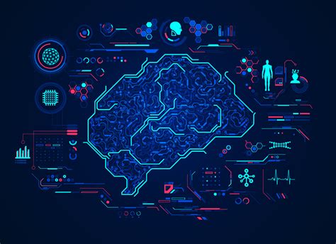 AI Brain interface 11292884 Vector Art at Vecteezy