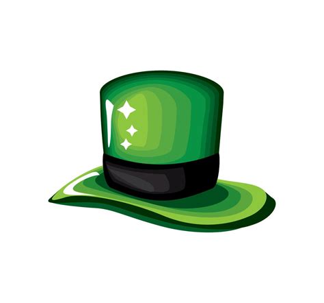 green top hat 10420628 Vector Art at Vecteezy