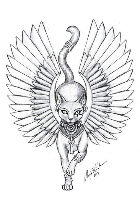 Bastet | Tatouage egypte, Dessin égyptien, Tatouage égyptien