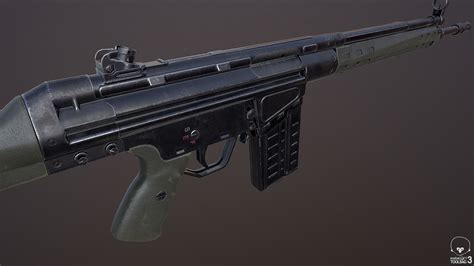 3D model G3A3 Rifle VR / AR / low-poly | CGTrader