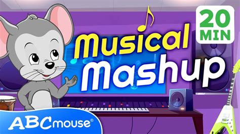 🎶20 Minute Preschool Musical Mashup! | ABCmouse Songs for Little Learners 🎸 🥁 🎹 - YouTube