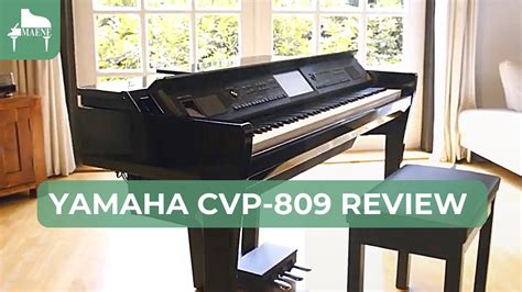 Yamaha Clavinova CVP 809 Digital Piano Review - YouTube