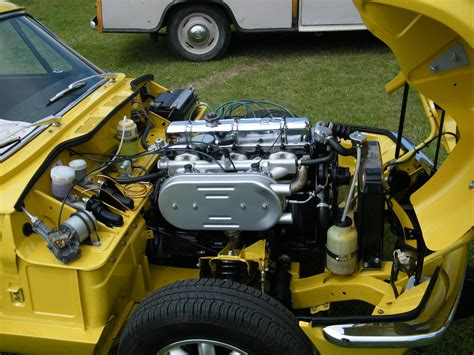 1971 Triumph GT6 - engine bay - a photo on Flickriver