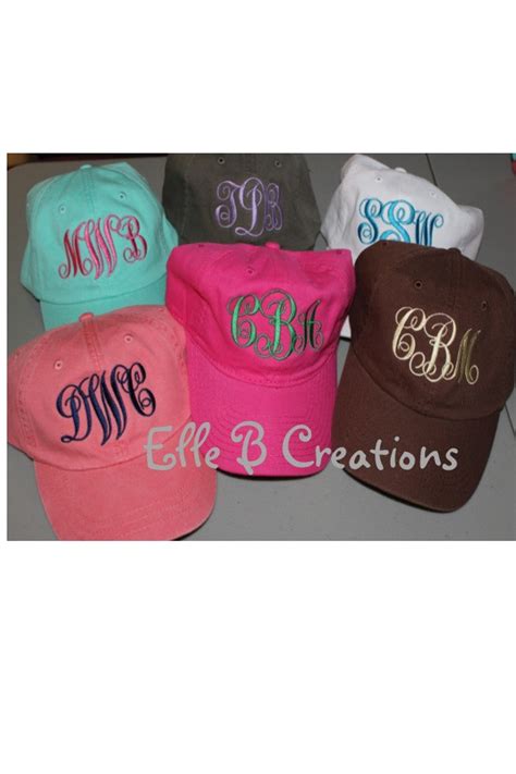 Monogrammed Baseball Cap - Etsy