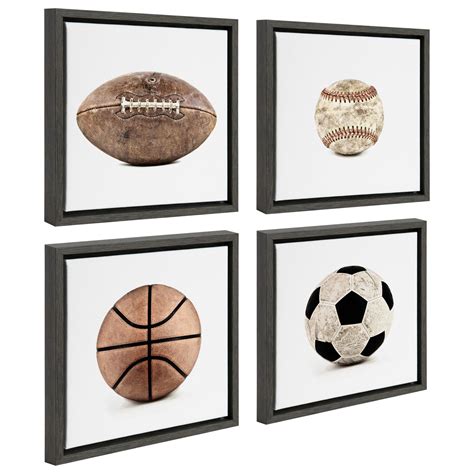 Sylvie Sports Framed Canvas Art Set by Shawn St. Peter in 2021 | Canvas wall art set, Sports ...