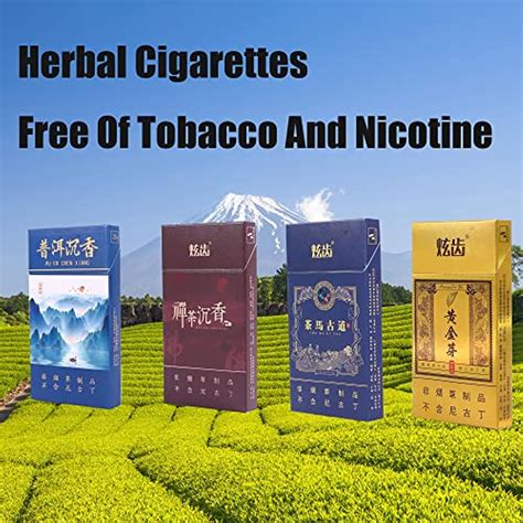 Herbal Cigarettes – Tobacco and Nicotine Free, Infused with Natural ...