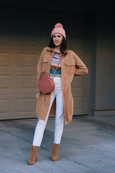 How To Style White Jeans For Winter — Blushful Belle