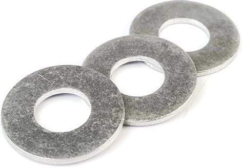 Amazon.com: Aluminum Flat Washers 2024-T4 Aluminum Alloy Inch Sizes 1/4" (0.265 ID x 0.687 OD x ...