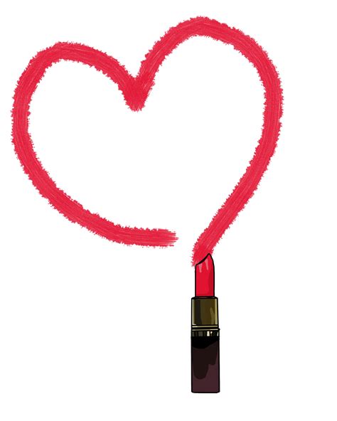 Heart Drawn In Lipstick Free Stock Photo - Public Domain Pictures