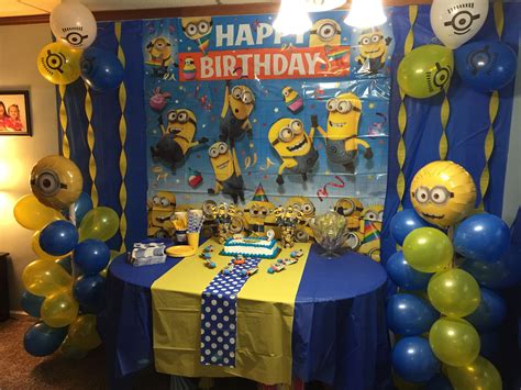 Minion party | Minion birthday party, Minion birthday, Minions birthday party decorations