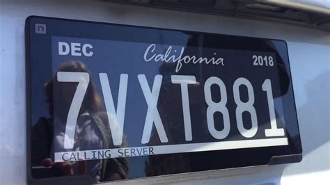 California Unveils New E-Ink License Plates In Limited Pilot Program ...