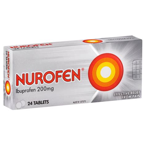 Nurofen Ibuprofen 200mg 24 Tablets