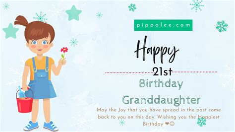 Best Happy 21st Birthday Granddaughter - Cute Wishes 2022