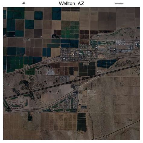 Aerial Photography Map of Wellton, AZ Arizona