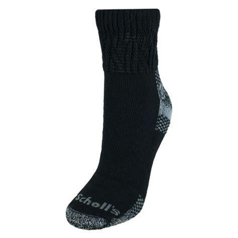 Dr Scholls Women's Ankle Advanced Relief Socks (2 Pair Pack), Black ...