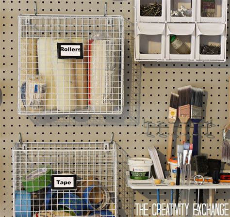 Organizing the Garage with DIY Pegboard Storage Wall