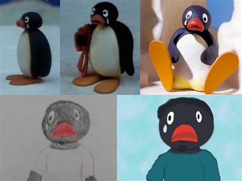 Pingu Crying (Collage) by ahaq780 on DeviantArt