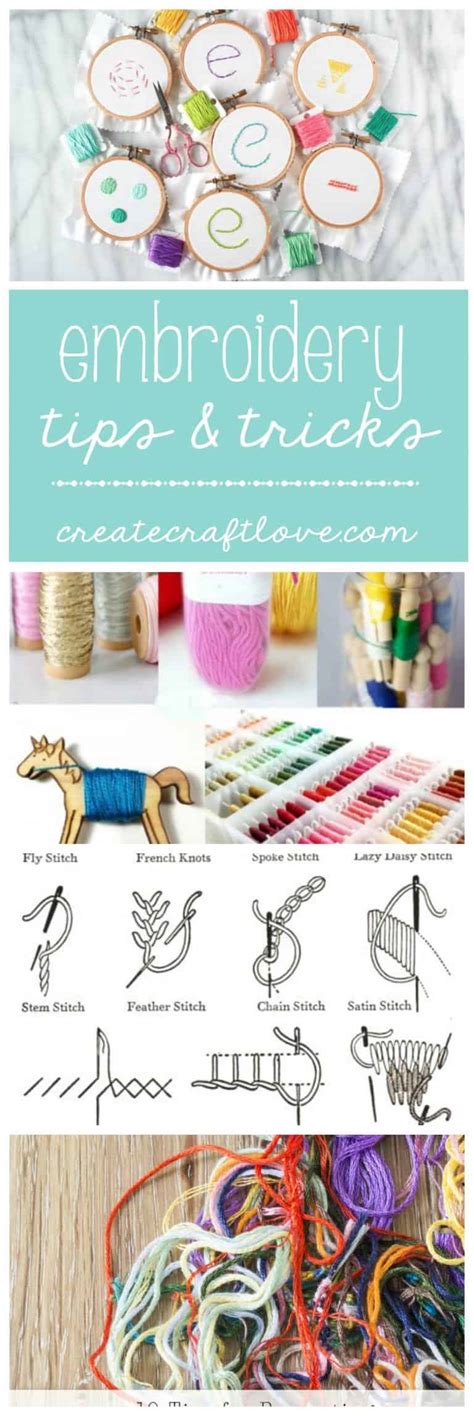 Embroidery Tips and Tricks - Create Craft Love