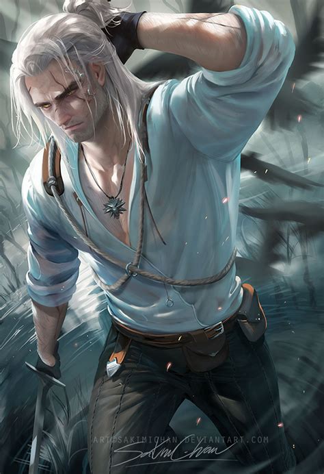 Geralt | Sakimi Chan on Patreon | Witcher art, Sakimichan art, Fantasy art men