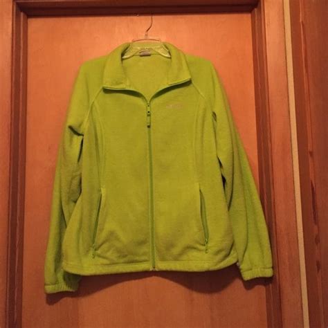 Green fleece Colombia jacket | Jackets, Clothes design, Fleece