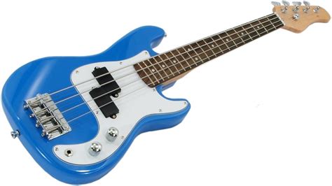 Small Scale 36 Inch Childrens Mini Kids NEW ELECTRIC BASS GUITAR BLUE Bass Guitars Electric Basses