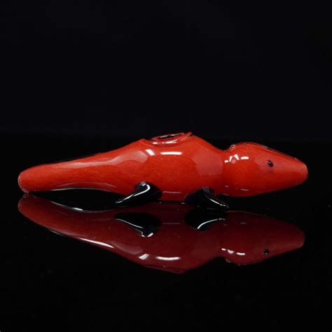 Handmade 5.5" Salamander Glass Pipe - Project Alpha Pipes