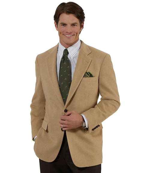 Classic Camel Hair Sport Coat for Men