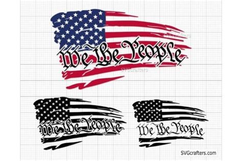 We the People Svg, American Flag Svg Png Graphic by RuyaTreasures · Creative Fabrica