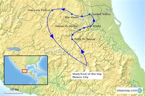 La Huasteca Map