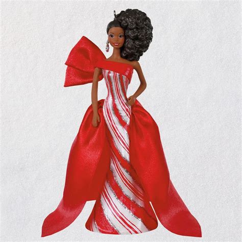 2019 Holiday Barbie AFRICAN AMERICAN Hallmark Keepsake Ornament ...