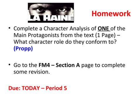 L36 la haine character analysis