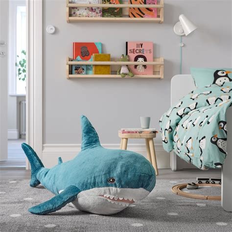 BLÅHAJ soft toy, shark, 39 ¼" - IKEA