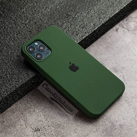 Buy Forest Green Silicon Case For iPhone 14 Pro Max