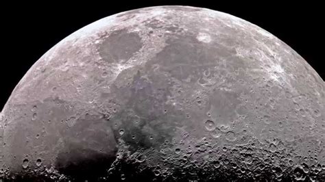 Moon in High Resolution through Telescope - YouTube