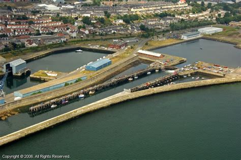 Methil Harbour in Fife, Scotland, United Kingdom