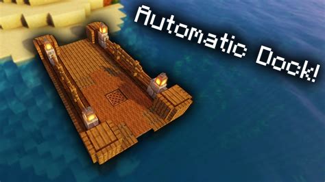 How to Build a Smart Boat Dock! | Minecraft Tutorial - YouTube