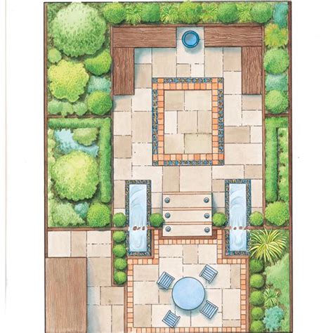 Angular | Small garden plans, Landscape design plans, Landscape design