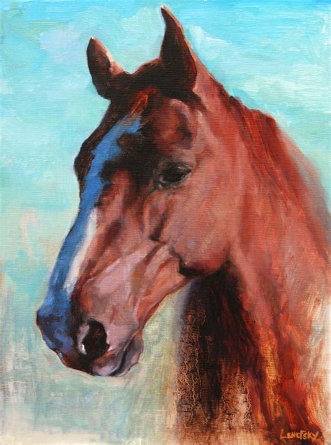 Horse Art. Oil painting by Heather Lenefsky Horse Paintings Acrylic ...