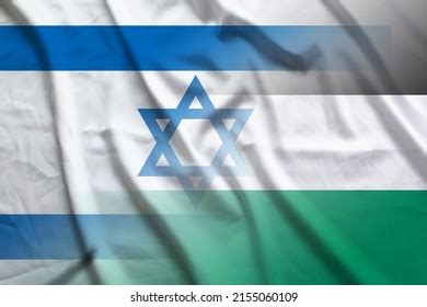 Israel Palestinian National Authority National Flag Stock Illustration ...