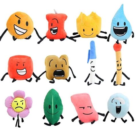 BFDI Battle for Dream Island Plush Figure Toy Stuffed Toys for Kids ...