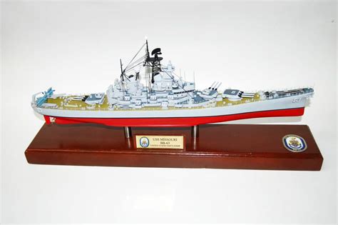 BB-63 USS Missouri Battleship Model - Squadron Nostalgia