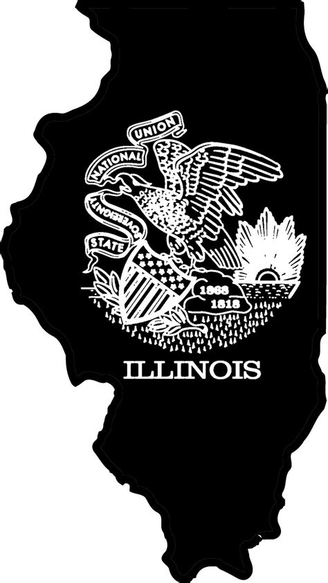 Illinois State Flag Shape Vinyl Die Cut Decal Sticker - Etsy